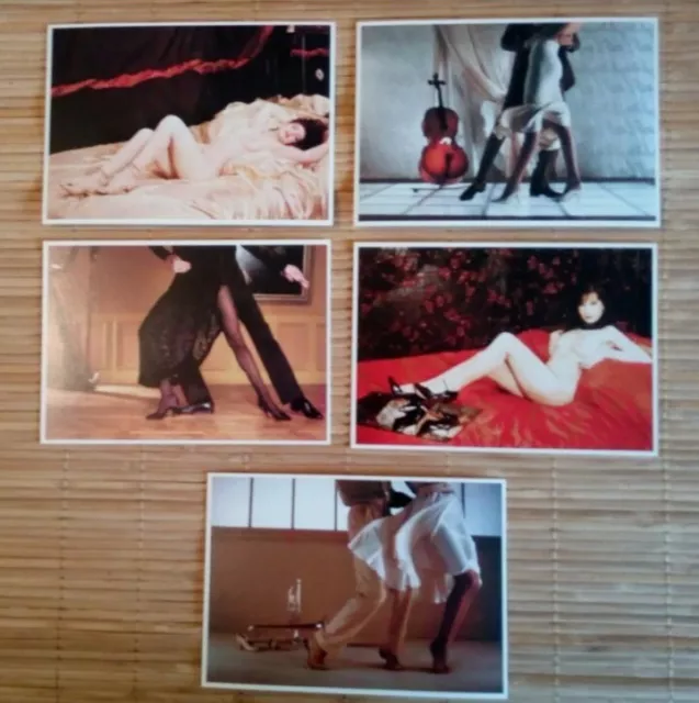 1985 Irina Ionesco 5 Photographs Postcards