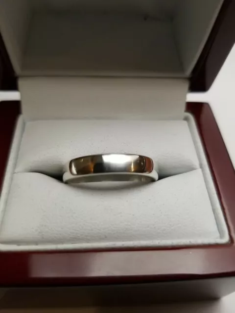 SIZE 8 JAMES Avery Sterling Silver Forever Band Wedding Ring