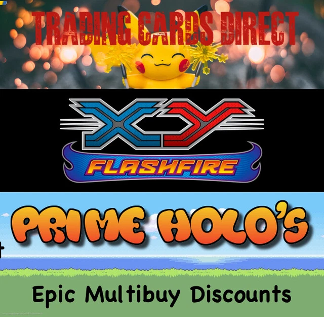 XY Flashfire Holo Foil Rares (Ultra, Full Art, Half Art) Prime Pokemon Cards
