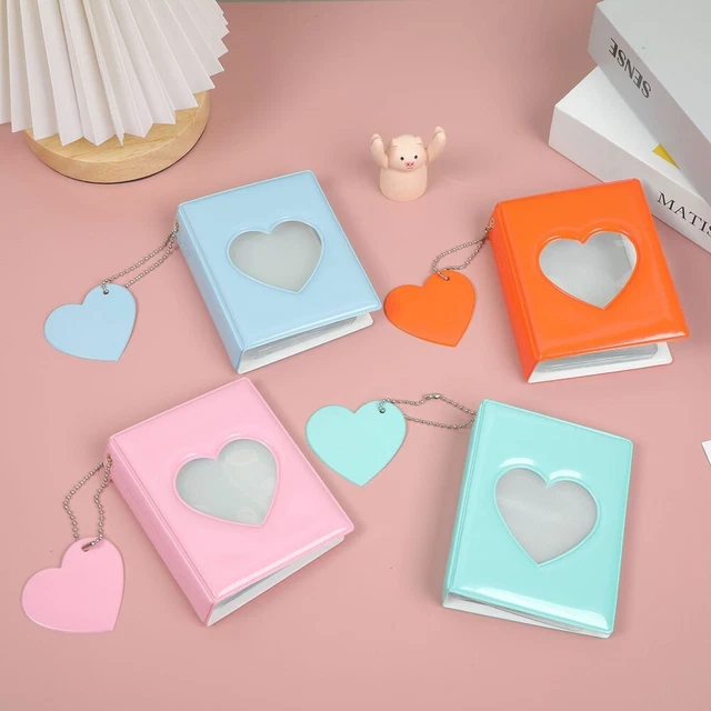 Organizador de fotos álbum de fotos 1 pieza carpeta de tarjetas de 3 pulgadas tarjeta de dibujos animados