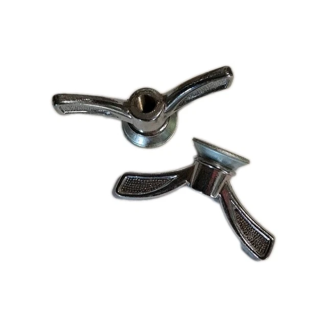 Lot D'écrous Papillon HURET SOVA Pour Roue De Vélo - Laiton Vintage - Fabrication Française