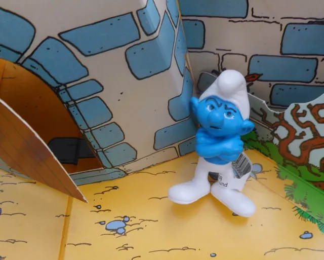 20733  Schtroumpf grognon smurf puffo pitufoschtroumpfette  rarissime neuf