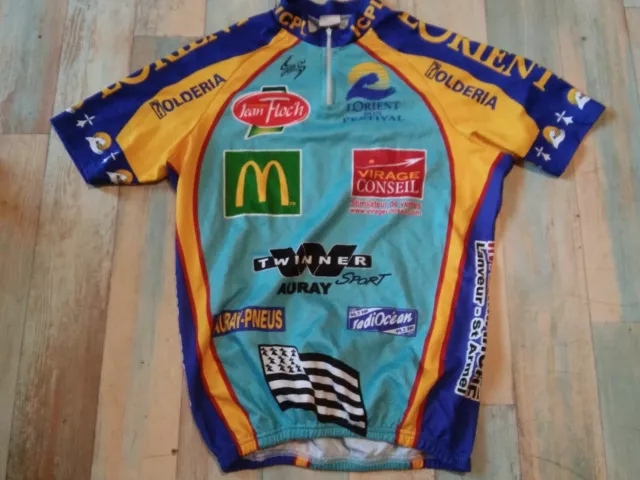 Maillot VELO CYCLISTE SPEED LM VCPL LORIENT BRETAGNE TAILLE/S/2 TBE