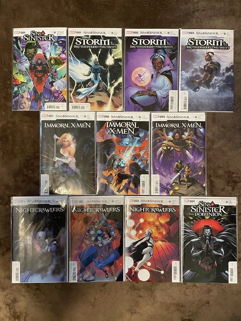 Sins of Sinister Complete Set 1st Prints M/NM Marvel 2022 Marvel X-Men Mutants