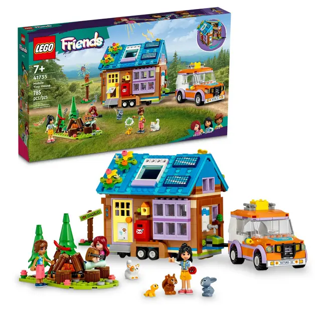 LEGO Friends Mobile Tiny House 41735 Building Toy Set, 785 Pieces