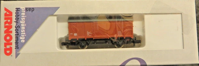 Arnold 5903 N Wagon De Marchandise Couvert De La DB en Emballage D'Origine