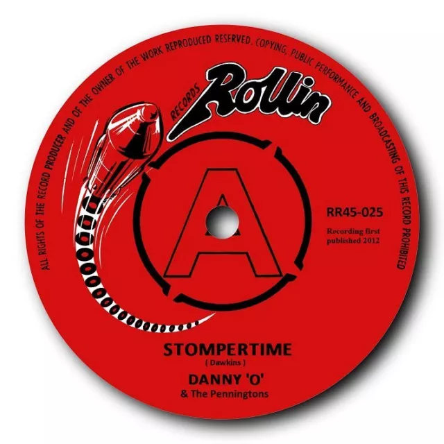 DANNY 'O; - "THUNDER BAY PHANTOM" b/w "STOMPERTIME" TWO GREAT INSTRUMENTALS-HEAR