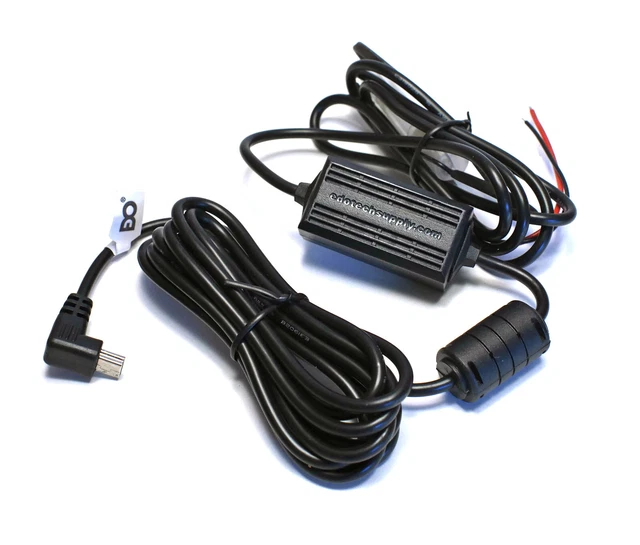 USB Hardwire Caricabatteria Auto per Garmin Dash Cam 10 20 35 DVR Aukey Rexing