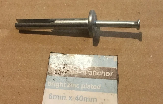 Nuovo 250 X Nylon Martello IN Cornice Fissaggi Muratura Spina E; Vite - Foto 9