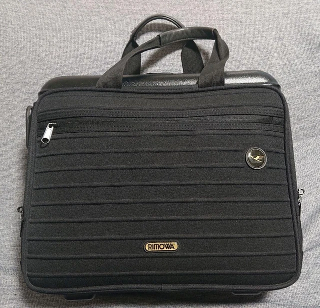 RIMOWA x Lufthansa Business Shoulder Bag Black Used From Japan F/S