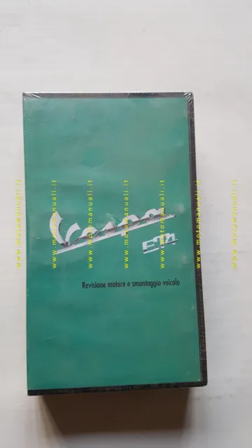 Vespa ET4 videocassetta originale manuale officina motore e smontaggio veicolo