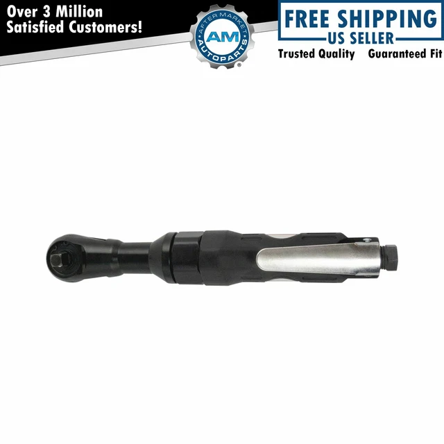 3/8" Air Ratchet Pneumatic Wrench Lightweight Variable Speed 50 ft/lbs