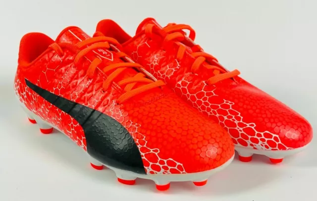 Puma EVO POWER 3 AG Kunstrasen Rasen Nocken Kinder Fussballschuhe Größe 35,5