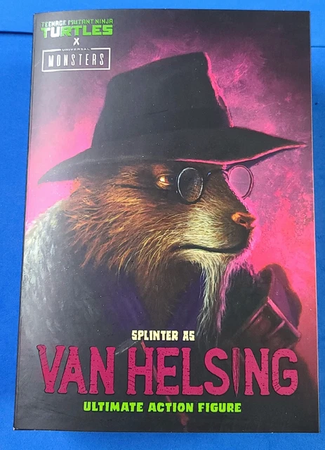 Splinter as Van Helsing NECA Teenage Mutant Ninja Turtles Universal Monster 2022