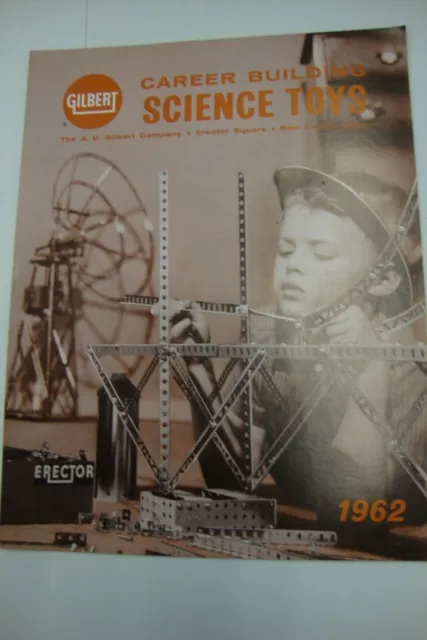 Vintage 1962 Gilbert  CAREER BUILDING SCIENCE TOYS Catalog D2277 MINT RARE!