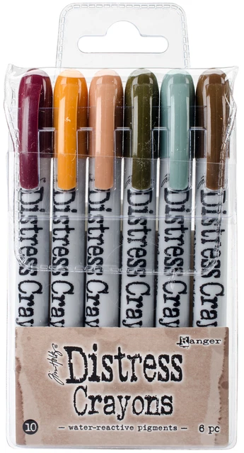 Tim Holtz Distress Crayon Set-Set #10 DBK51800