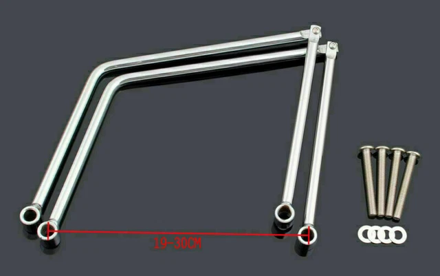 Saddle bag Support 19-30cm Fits Metric Cruiser Road King Touring Dyna FLHTC