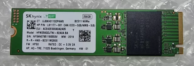 Sk hynix ssd 256gb hotsell