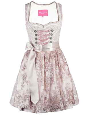 38-50 Petticoat ottobre abito vestito Trachten Rosa * Sexy dirndel Dirndl Edelweiss 