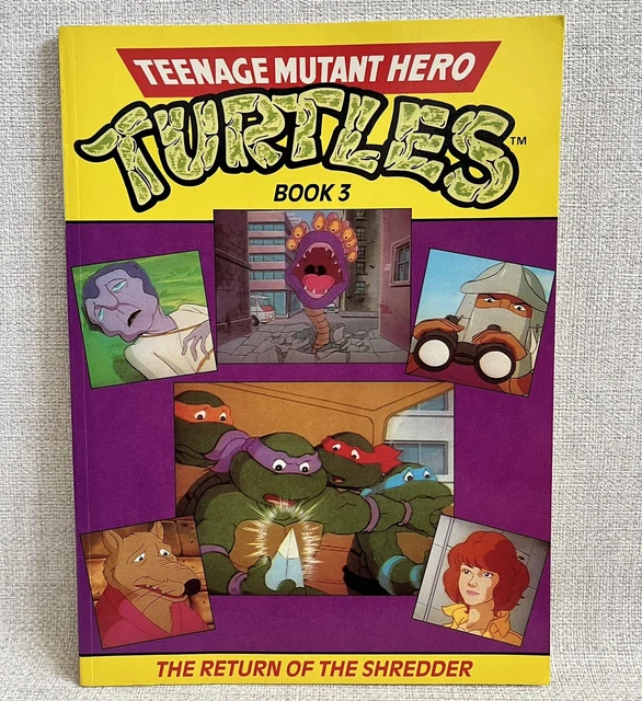 TEENAGE MUTANT HERO Turtles TMHT Book Childrens Vintage 1990s TV ...