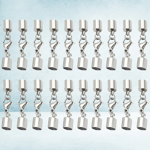 20 PIEZAS Tono Cierre Magnético Convertidor Cierres Pulsera Langosta