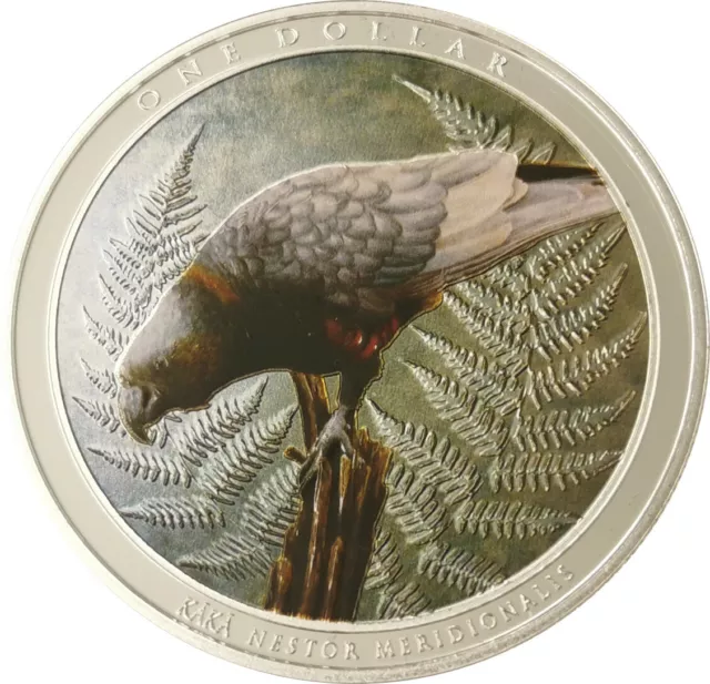 Neuseeland Silber 2020 Münze 1 Dollar Kaka Waldpapagei Polierte Platte PP 2