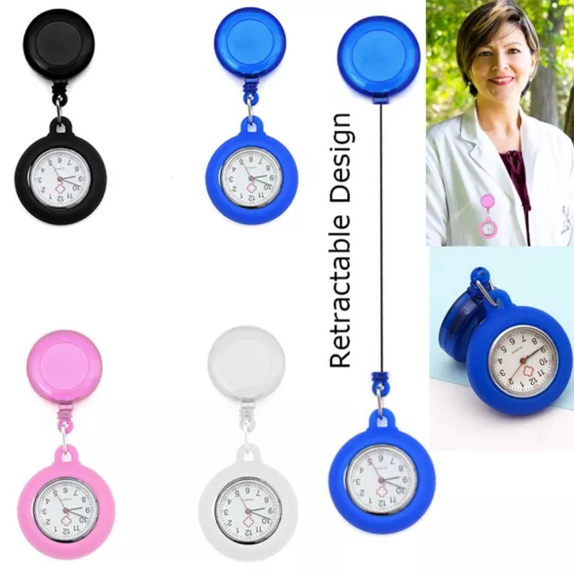 rétractable Montre gousset Montre de poche Docteur Médical Pendaison