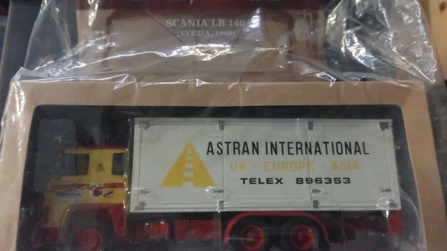 Miniature DeAgostini 1/43 - SCANIA LB 140 Suède 1969 - Camion D'époque