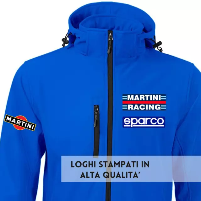 Abbigliamento Martini Racing Softshell Uomo Moto Giacca Antipioggia Invernale 2