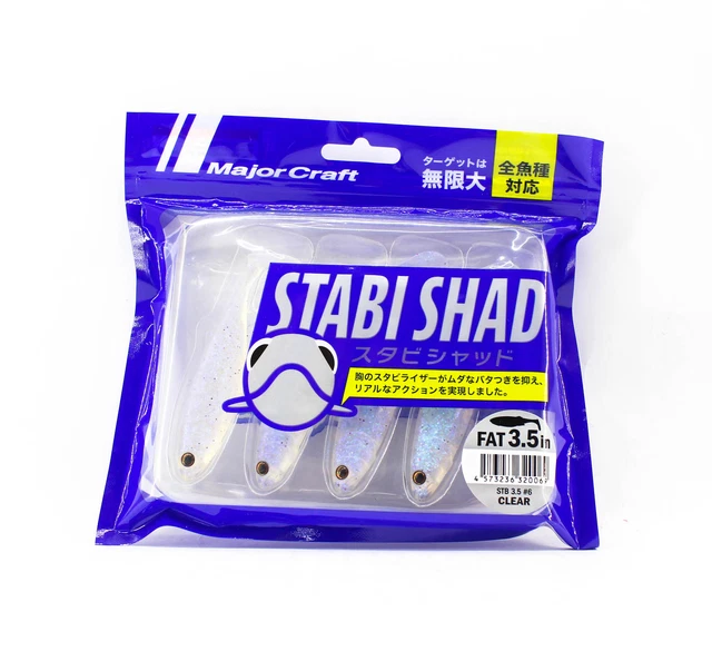 Major Craft ParaWorm PW-PRI/S 1.5 Soft Plastic Fishing Lure - 8 Pack Silent Worm Bait - View #4