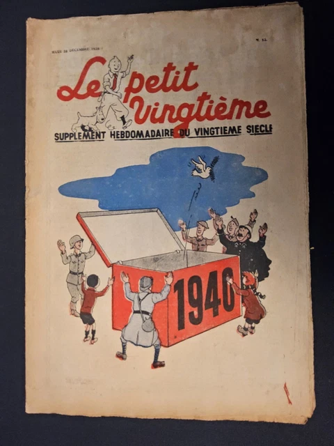 Le Petit Vingtième 36 et 41 - Tintin - L'ile Noire - 2 Revistas - 1937