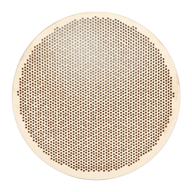 Honeycomb Solder Board Round Shape Heat Insulation Ceramics Soldering Board ECA