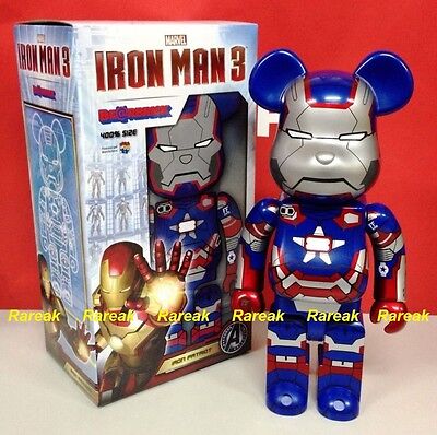 MEDICOM BE@RBRICK 2013 Marvel Avengers Iron Man 3 400% Iron 