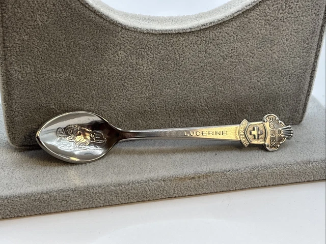 Rolex Bucherer of Switzerland (CB) Collectible Spoon Lucerne Rare Vintage Silver