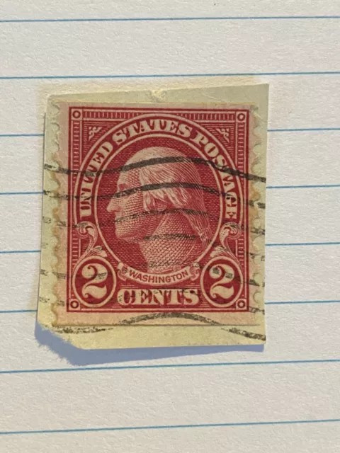 Rare!! 1928 George Washington Red 2 Cent Postage Stamp