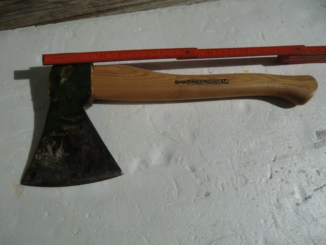 altes beil 1000g.schmiedemarke adler mit neuem stiel