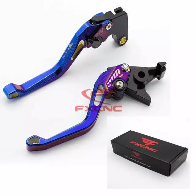 CNC 3D Chrome Brake Clutch Levers For Kawasaki ZX1400/ZX14R/ZZR1400 2007-2019