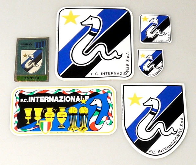 (PRL) INTER INTERNAZIONALE Storici Adesivi Calcio Sticker Autocollants ...