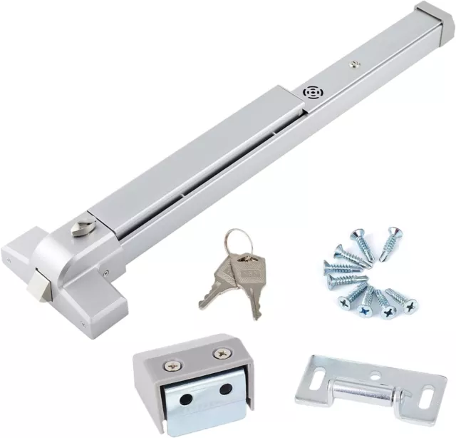 Push bar Panic exit Device 28inch,Panic Bar with Alarm for Exit Doors