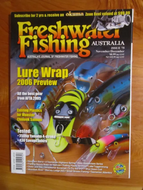 FRESHWATER FISHING MAGAZINE Lot Eeling Bass Murray River Fly Snowy  Mountains VGC $12.95 - PicClick AU