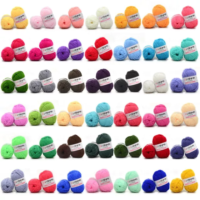 25g/ball 42 Colors Baby Soft Cotton Bamboo Crochet Knitting Yarn Wool Yarn Craft