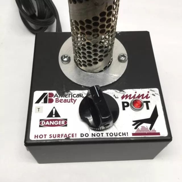 American Beauty MP-9 Mini Solder Pot 100W 850°F, 2.5oz Crucible, 110/120VAC 3