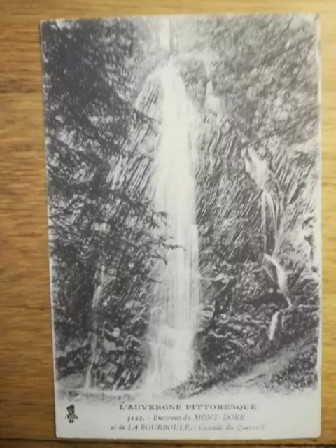 CPA Antique - Approx. Mount Golden/Bourboule Auvergne Cascade of / The Quereuil