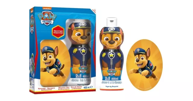 Confection Cadeau Pour Enfants PAW PATROL Éponge + Douche Mousse