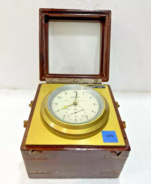 Rare Glashütte Precision Marine Quartz Chronometer Typ 1-71-Swiss Mad- Luxury