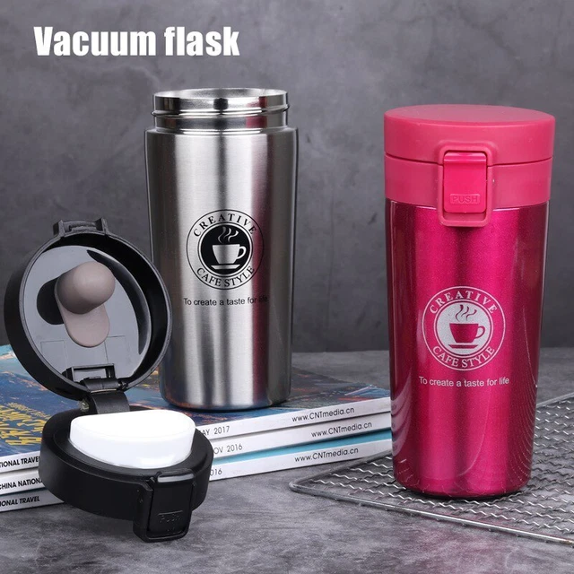 HOT Travel Coffee Mug Stainless Steel Thermos Tumbler Cup Vacuum drink tea cold