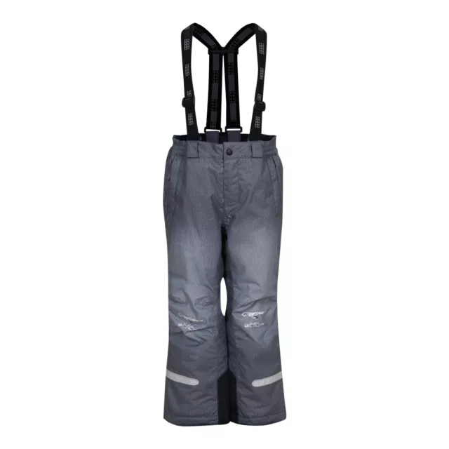 Lego Wear Ragazzi Pantaloni da Sci e Snowboard Lwpowai 700 - Grigio Anti-vento