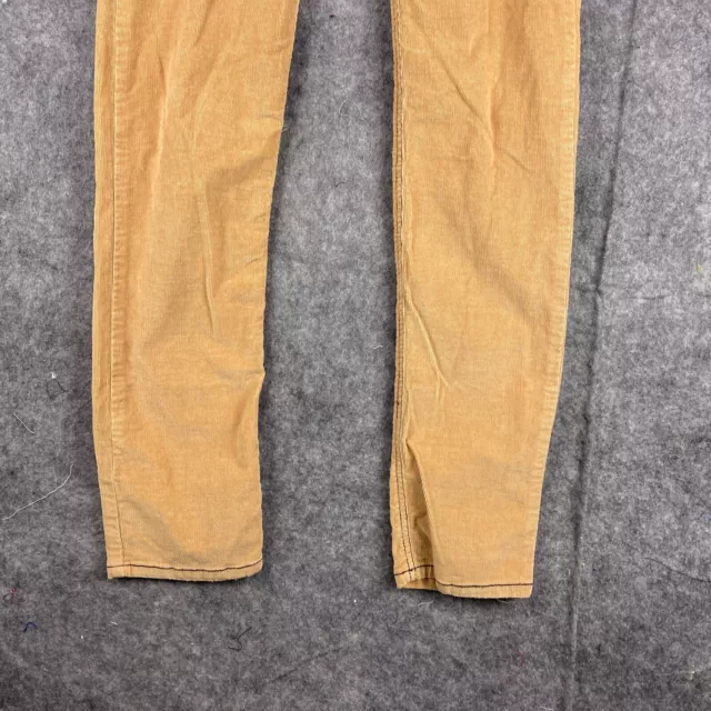 ONeill Corduroy Jeans Womens 7 Beige Straight Leg Low Rise Pants Juniors 3