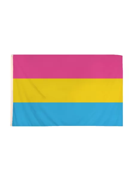 Lgbtqa Pansexual Flag 5Ft X 3Ft High Quality Gay Pride Festival Rainbow Flag