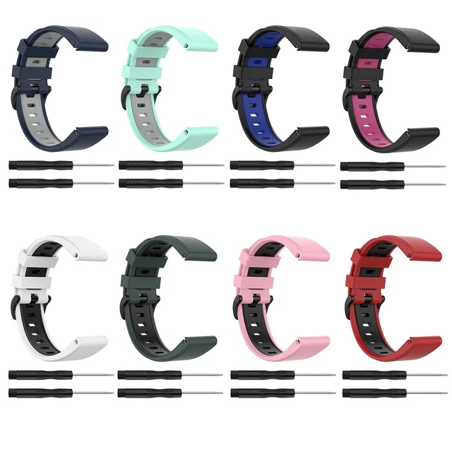 Bracelet Silicone 22mm Pour Garmin Fenix 7 Pro 2 / Fenix 6 Pro – Neuf Avec étiquettes